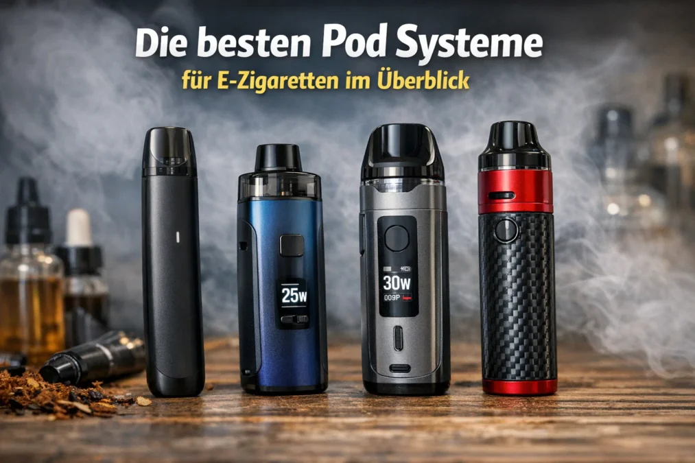 Die besten Pod Systeme für E-Zigaretten im Überblick