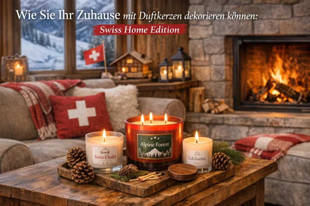 Wie Sie Ihr Zuhause mit Duftkerzen dekorieren können: Swiss Home Edition