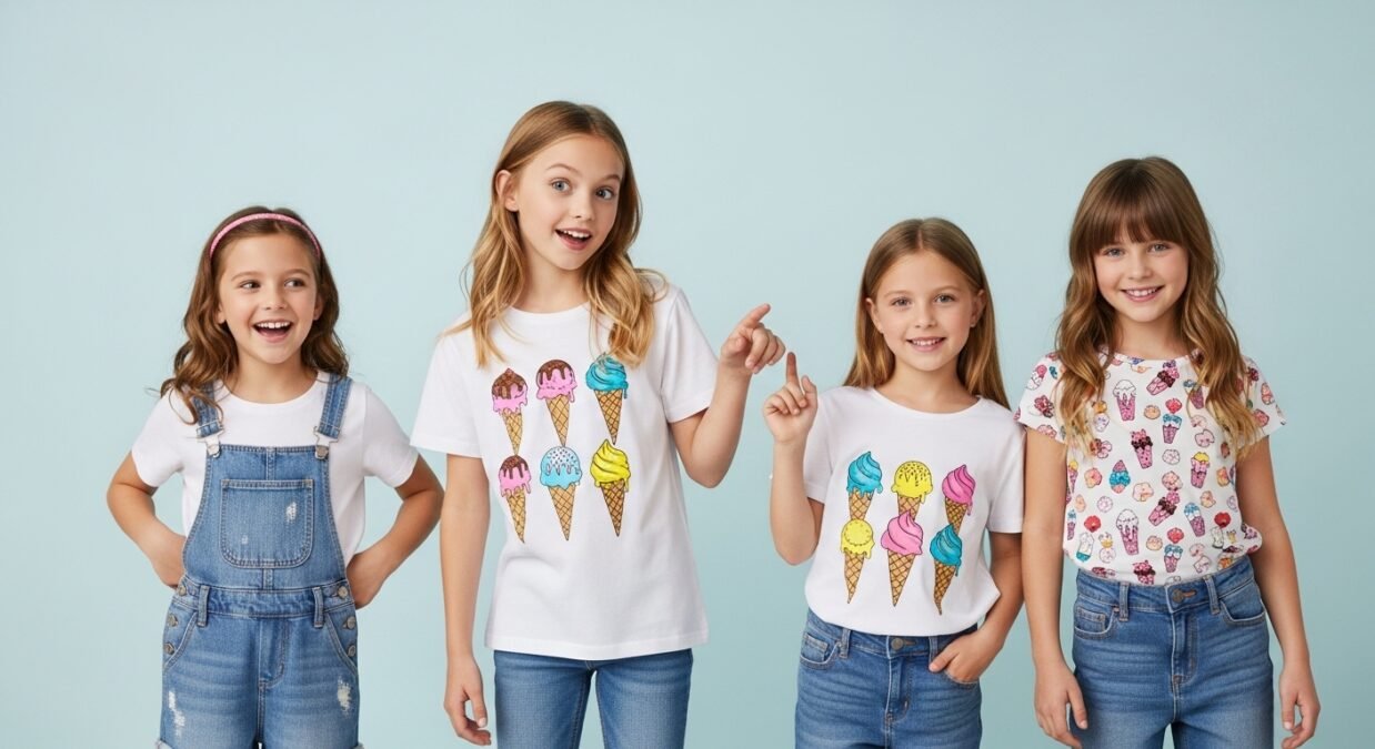 Alltagsmode für Mädchen: T-Shirts im täglichen Gebrauch