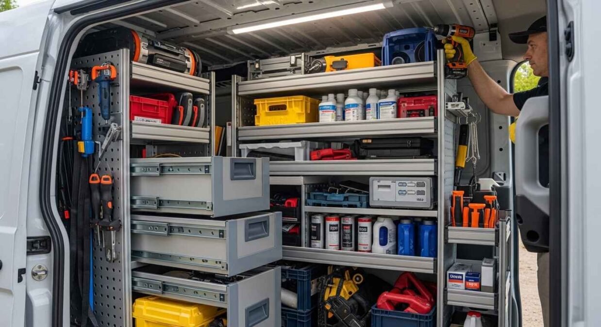 Fahrzeugeinrichtung für Transporter: Effizienz und Ordnung im mobilen Arbeitsalltag steigern