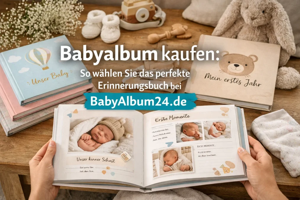 Babyalbum kaufen: So wählen Sie das perfekte Erinnerungsbuch bei BabyAlbum24.de