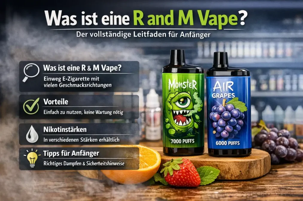 Was ist eine R and M Vape? Der vollständige Leitfaden für Anfänger