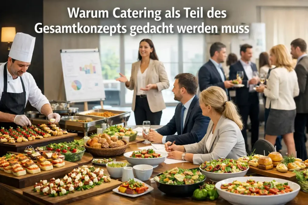 Warum Catering als Teil des Gesamtkonzepts gedacht werden muss