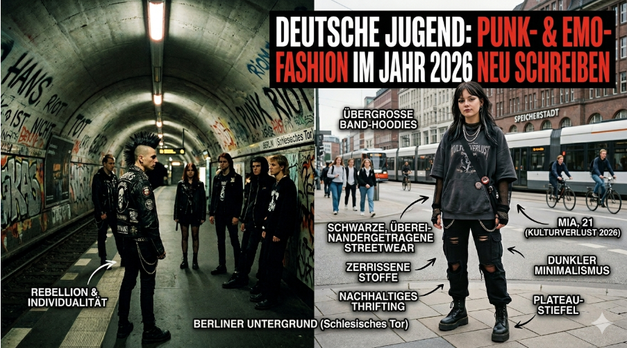 Wie stylen deutsche Jugendliche Punk- und Emo-Mode im Jahr 2026? Wie stylen deutsche Jugendliche Punk- und Emo-Mode im Jahr 2026?
