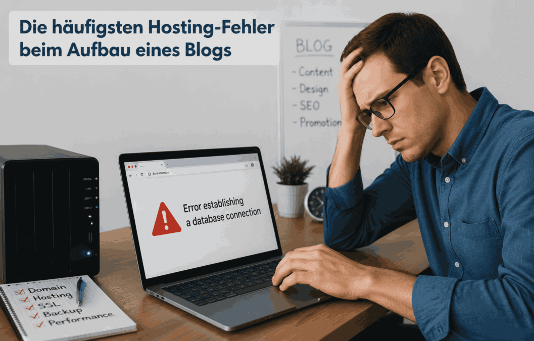 Die häufigsten Hosting-Fehler beim Aufbau eines Blogs