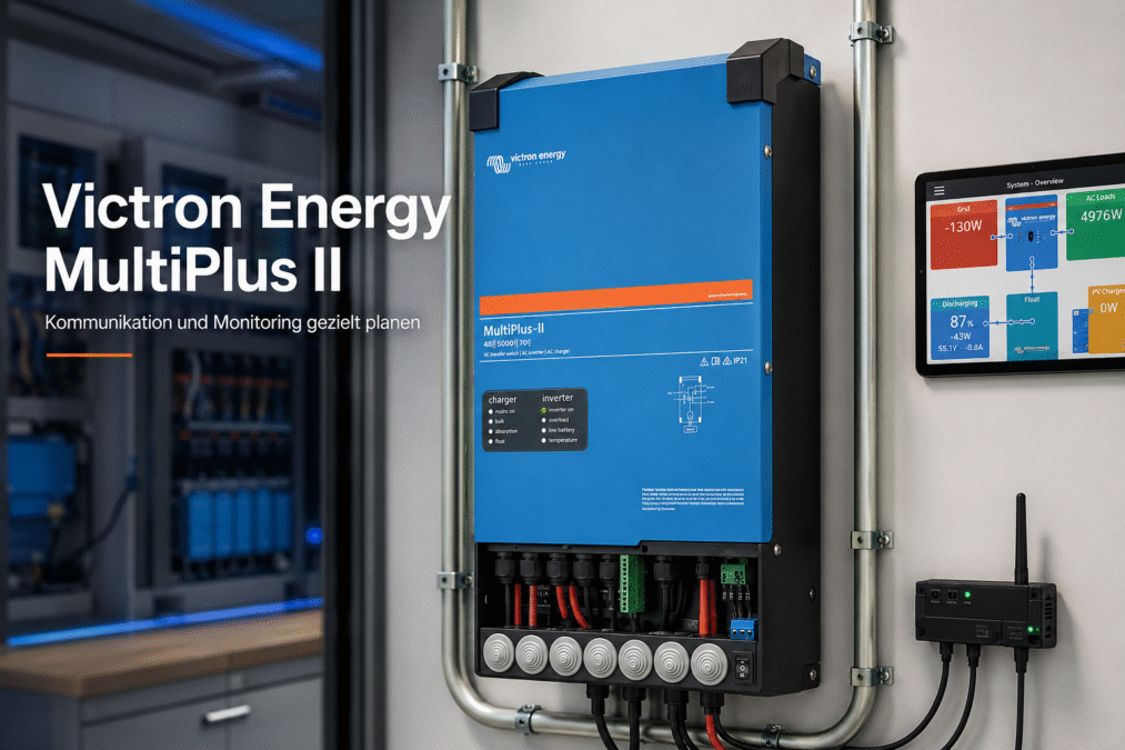 Victron Energy MultiPlus II: Kommunikation und Monitoring gezielt planen