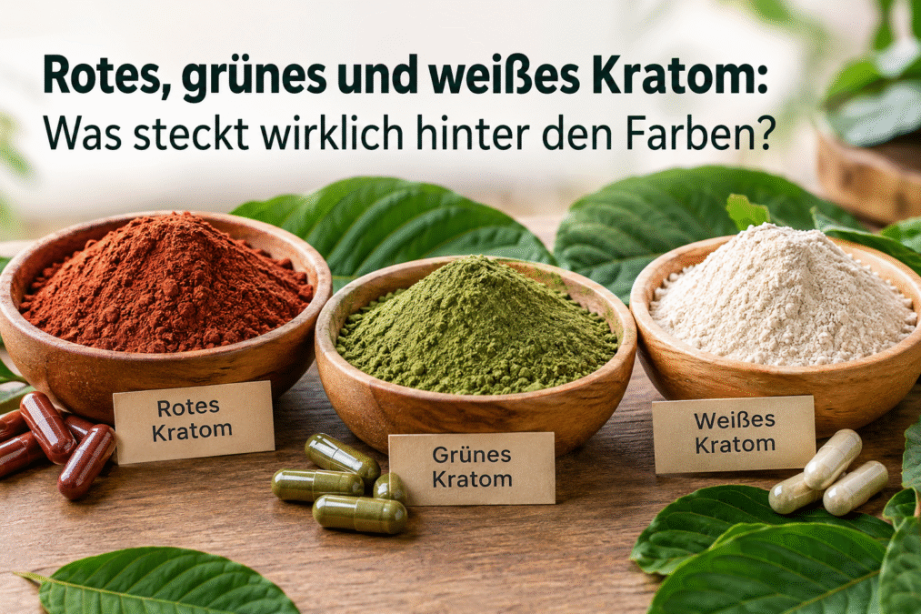 Rotes, grünes und weißes Kratom: Was steckt wirklich hinter den Farben?